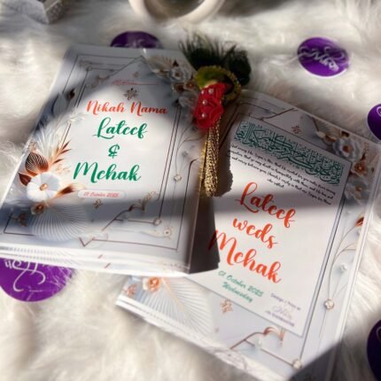 Your Nikah, Your Story – Handcrafted Customized Nikah Nama